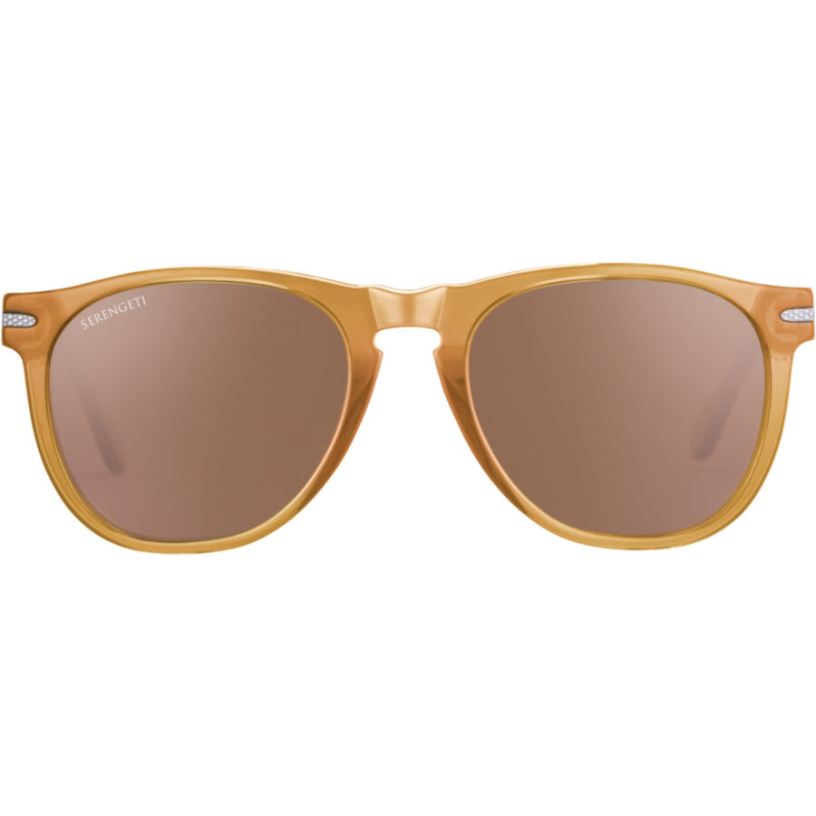 AMBOY, Shiney Honey Acetate with Shiny Light Gold Metal-Mineral Polarized Drivers Cat 2 to 3, hi-res